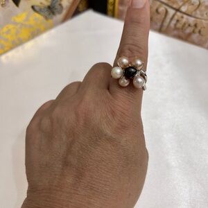 NEW Handmade Elegant Pearl Cluster Ring